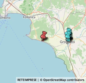 Mappa Via Arenile, 58043 Castiglione della Pescaia GR, Italia (14.656)