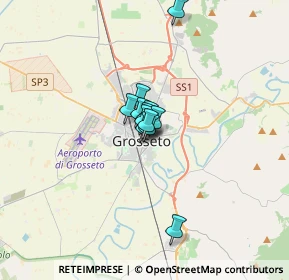 Mappa Via Cristoforo Colombo, 58100 Grosseto GR, Italia (1.53083)