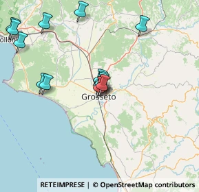Mappa Via Cristoforo Colombo, 58100 Grosseto GR, Italia (15.63143)