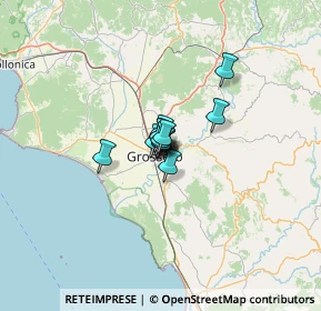 Mappa Via A. Casella, 58100 Grosseto GR, Italia (4.54154)