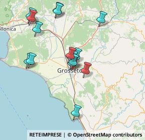 Mappa Via A. Casella, 58100 Grosseto GR, Italia (14.55313)