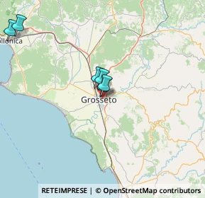 Mappa Via A. Casella, 58100 Grosseto GR, Italia (40.86917)