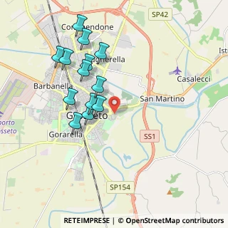 Mappa Via A. Casella, 58100 Grosseto GR, Italia (1.92923)