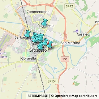 Mappa Via A. Casella, 58100 Grosseto GR, Italia (1.25636)