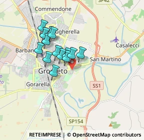 Mappa Via A. Casella, 58100 Grosseto GR, Italia (1.45933)