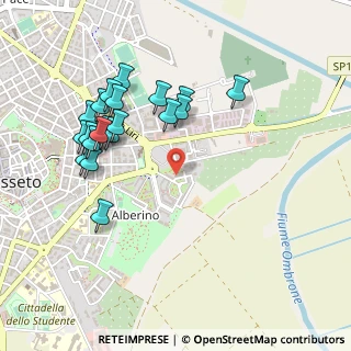 Mappa Via A. Casella, 58100 Grosseto GR, Italia (0.5235)