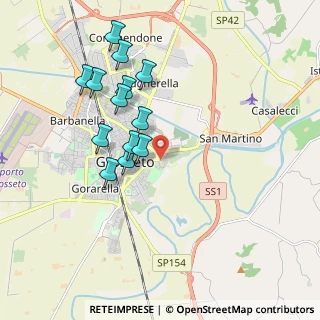 Mappa Piazza Donatori del Sangue, 58100 Grosseto GR, Italia (1.86846)