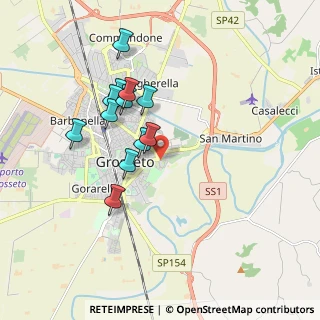 Mappa Piazza Donatori del Sangue, 58100 Grosseto GR, Italia (1.6825)