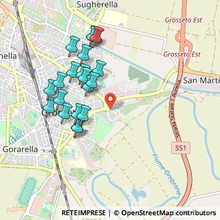 Mappa Piazza Donatori del Sangue, 58100 Grosseto GR, Italia (0.991)