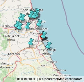 Mappa Via Sabotino, 64021 Giulianova TE, Italia (13.8985)