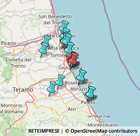 Mappa Via Sabotino, 64021 Giulianova TE, Italia (10.0065)