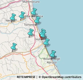 Mappa Via Sabotino, 64021 Giulianova TE, Italia (7.17)