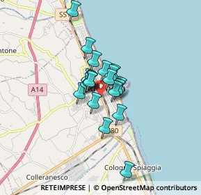 Mappa Via Sabotino, 64021 Giulianova TE, Italia (1.063)