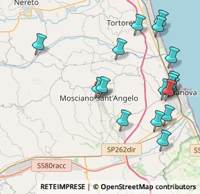 Mappa Largo Savini, 64023 Mosciano Sant'Angelo TE, Italia (4.87118)