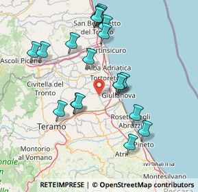 Mappa Largo Savini, 64023 Mosciano Sant'Angelo TE, Italia (16.38789)