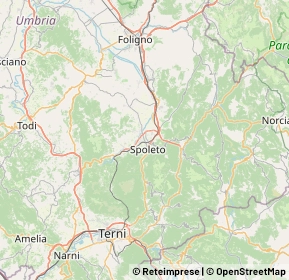 Mappa Via Gioviano Pontano, 06049 Spoleto PG, Italia (8.52286)