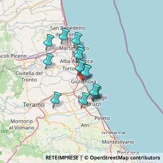Mappa Via Colonna, 64021 Giulianova TE, Italia (10.84)