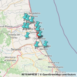 Mappa Via Colonna, 64021 Giulianova TE, Italia (11.0775)
