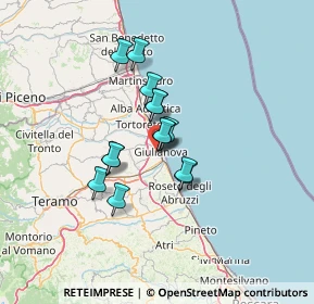 Mappa Via Ciafardoni, 64021 Giulianova TE, Italia (9.57429)