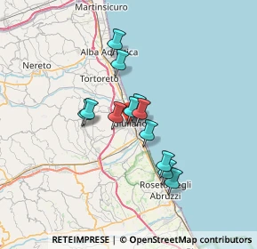 Mappa Via Ciafardoni, 64021 Giulianova TE, Italia (5.07667)