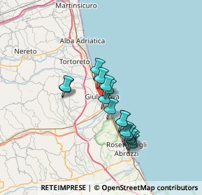 Mappa Via Ludovico Ariosto, 64021 Giulianova TE, Italia (5.6625)