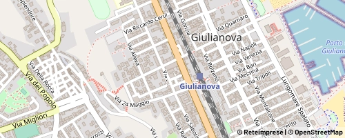 Mappa Giulianova