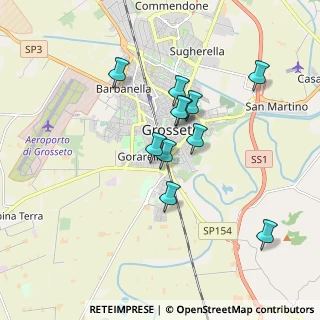 Mappa Via Filippo Meda, 58100 Grosseto GR, Italia (1.56727)
