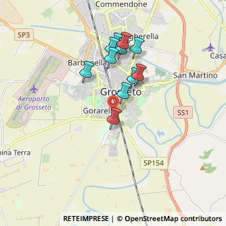 Mappa Via Filippo Meda, 58100 Grosseto GR, Italia (1.64818)