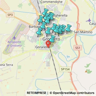 Mappa Via Filippo Meda, 58100 Grosseto GR, Italia (1.83059)