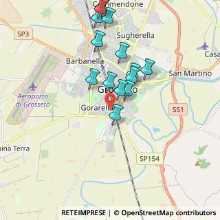 Mappa Via Filippo Meda, 58100 Grosseto GR, Italia (1.88571)