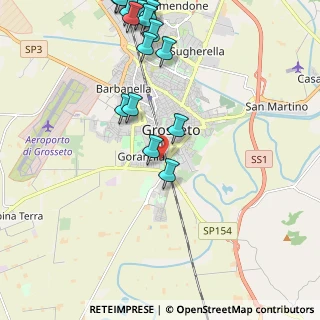 Mappa Via Filippo Meda, 58100 Grosseto GR, Italia (2.86)