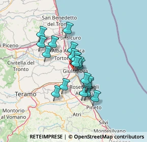 Mappa Piazza Bruno Buozzi, 64021 Giulianova TE, Italia (10.37895)