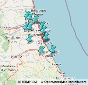 Mappa P.za Bruno Buozzi, 64021 Giulianova TE, Italia (11.12083)