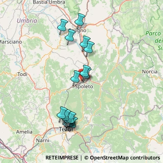 Mappa Via Giordano Bruno, 06049 Spoleto PG, Italia (16.96235)