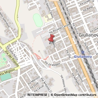 Mappa Via Luigi Pirandello, 25, 64021 Giulianova, Teramo (Abruzzo)