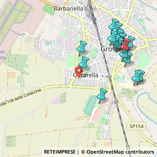 Mappa Via Antonio Labriola, 58100 Grosseto GR, Italia (1.308)