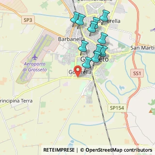 Mappa Via Carlo Sforza, 58100 Grosseto GR, Italia (2.03364)