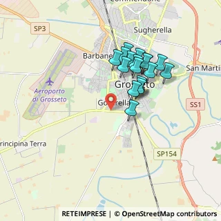 Mappa Via Carlo Sforza, 58100 Grosseto GR, Italia (1.60944)