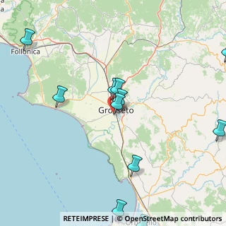 Mappa Via Carlo Sforza, 58100 Grosseto GR, Italia (21.06091)