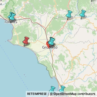 Mappa Via Carlo Sforza, 58100 Grosseto GR, Italia (24.43769)