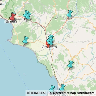 Mappa Via Carlo Sforza, 58100 Grosseto GR, Italia (21.95583)
