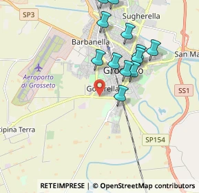 Mappa Via Carlo Sforza, 58100 Grosseto GR, Italia (2.24357)