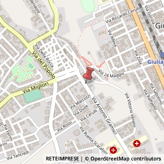 Mappa Via Antonio Gramsci, 37, 64021 Giulianova, Teramo (Abruzzo)