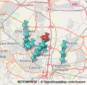 Mappa Via Ludwig Van Beethoven, 80023 Caivano NA, Italia (3.01789)