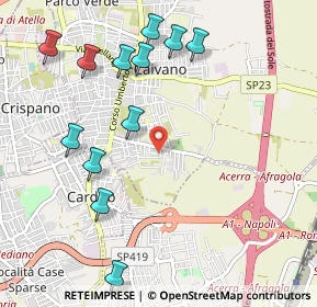 Mappa Via Ludwig Van Beethoven, 80023 Caivano NA, Italia (1.26917)