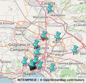 Mappa Via Ludwig Van Beethoven, 80023 Caivano NA, Italia (10.004)