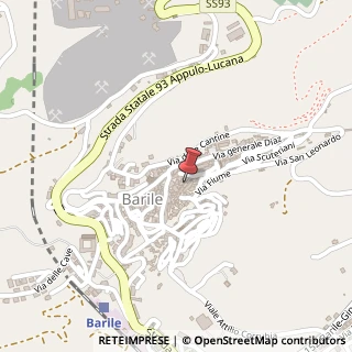 Mappa Via Giuseppe Verdi, 46, 85022 Barile, Potenza (Basilicata)