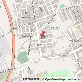 Mappa Via XXIV Maggio, 5, 80020 Crispano, Napoli (Campania)