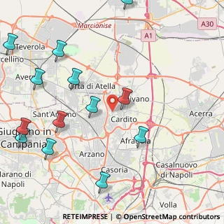 Mappa Via Giovanni XXIII, 80020 Crispano NA, Italia (5.85538)