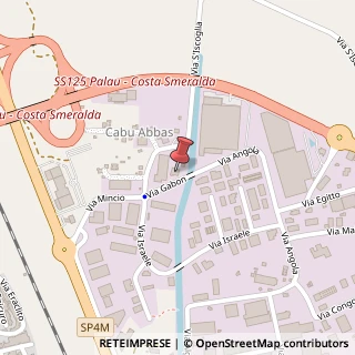 Mappa Zona Industriale Sett. 7 Via Gabon, 5, 07026 Olbia, Olbia-Tempio (Sardegna)